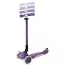 Patineta Primo Plus Lights Plegable Morado Para Niños