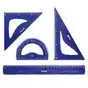 Juego Geometrico Flexible Milan - Azul