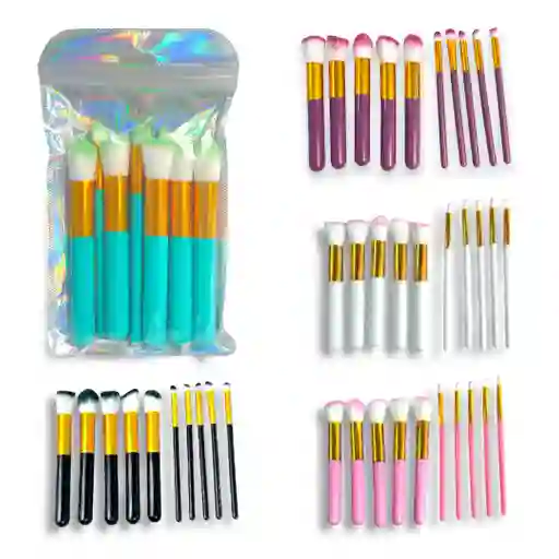 Kit Brochas Kabuki X 10 Surtida