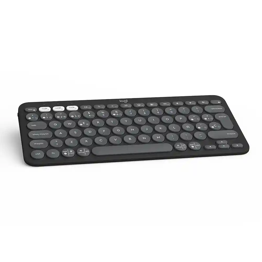 Teclado Inalámbrico Bluetooth Logitech K380s Multidispositivo Español Negro