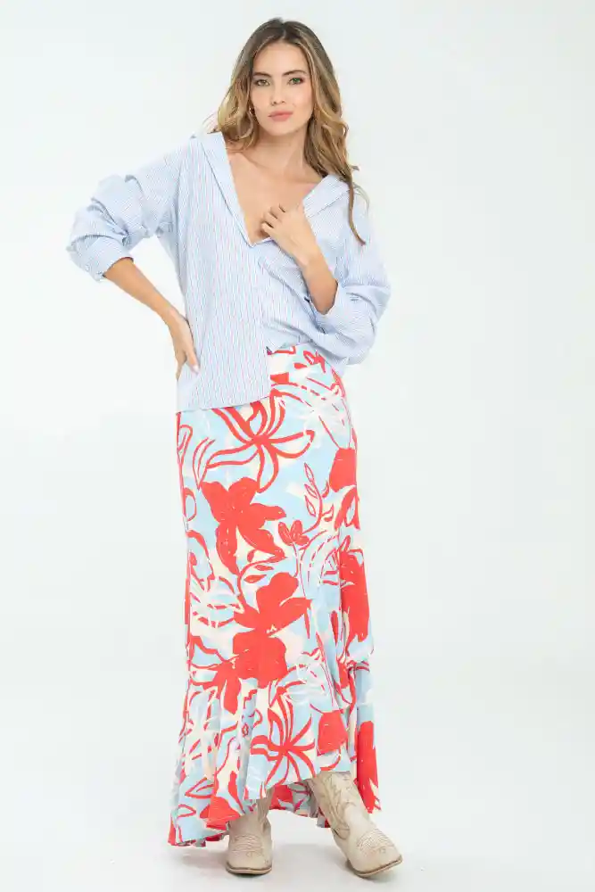 Falda Bethany Color Rosado Candy Talla 8