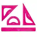 Juego Geometrico Flexible Milan - Rosado