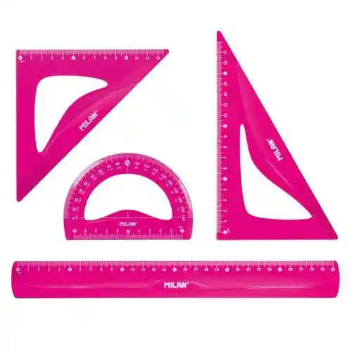Juego Geometrico Flexible Milan - Rosado
