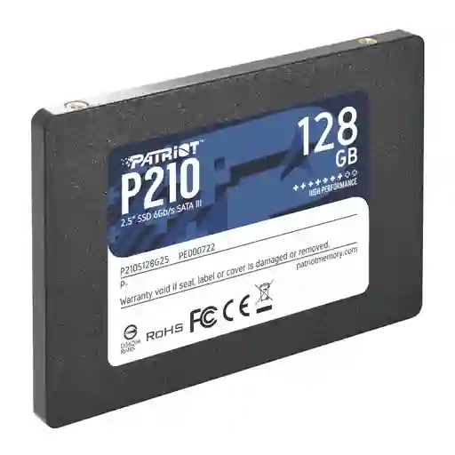 Disco Duro Ssd Interno Patriot 128gb Negro