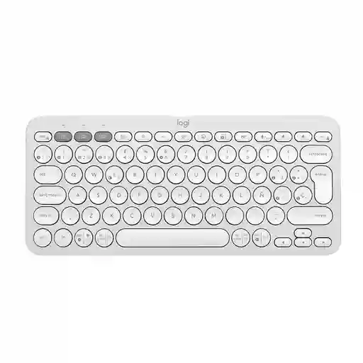 Teclado Inalámbrico Bluetooth Logitech K380s Multidispositivo Español Blanco