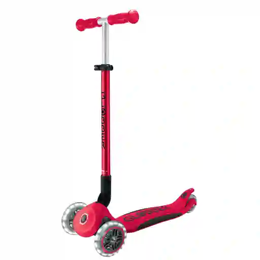 Patineta Primo Plus Lights Plegable Rojo Para Niños