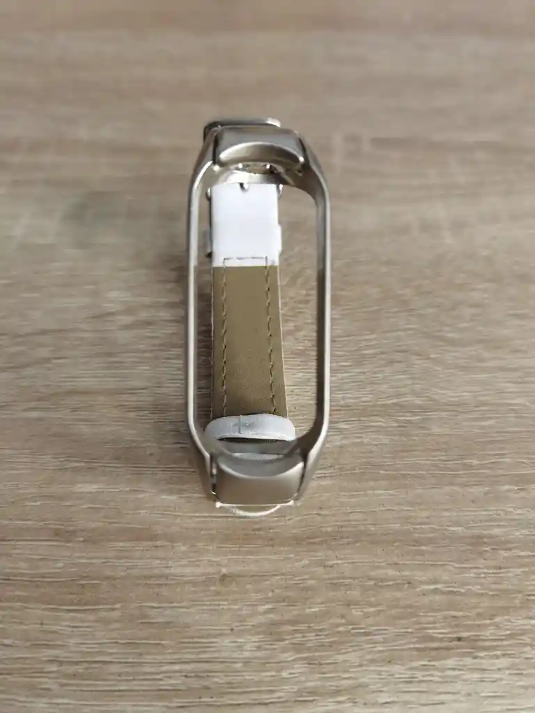 Manilla Cuero Xiaomi Band 5 Blanco