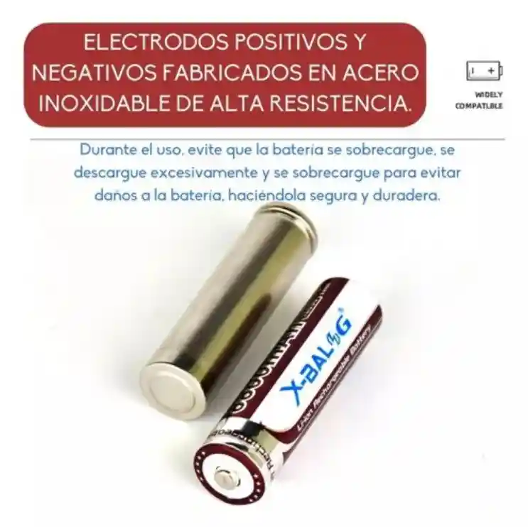Bateria Pila 18650 Recargable X-balog 8800mah 4.2v