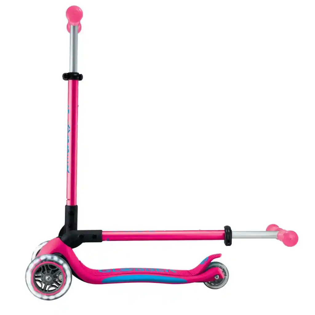 Patineta Primo Plus Lights Plegable Pink Para Niños