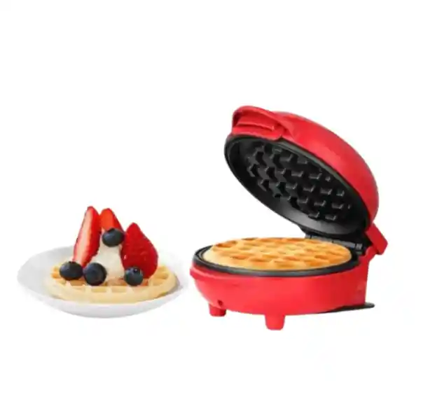 Mini Waflera Redonda Qrv1022: El Gadget Ideal Para Amantes De Los Waffles