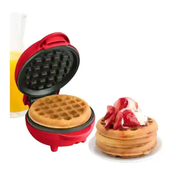 Mini Waflera Redonda Qrv1022: El Gadget Ideal Para Amantes De Los Waffles