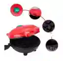 Mini Waflera Redonda Qrv1022: Rápida, Compacta Y Listo Para Comer
