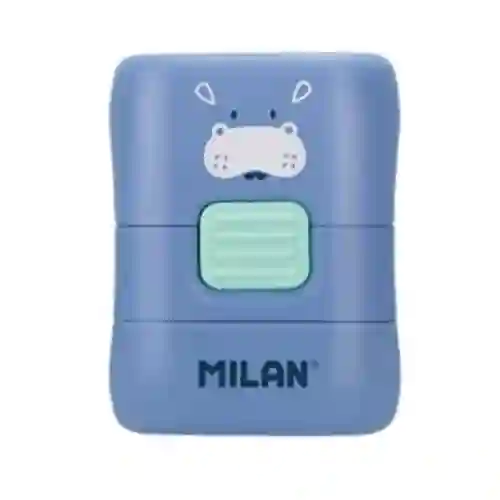 Borrador Con Escobilla Diseño De Animales Milan - Azul