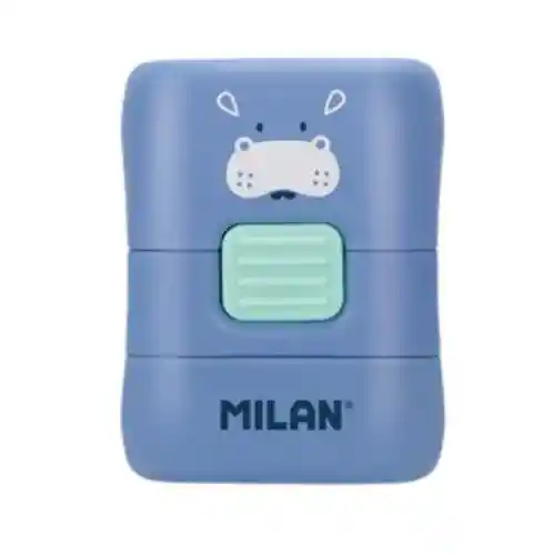 Borrador Con Escobilla Diseño De Animales Milan - Azul