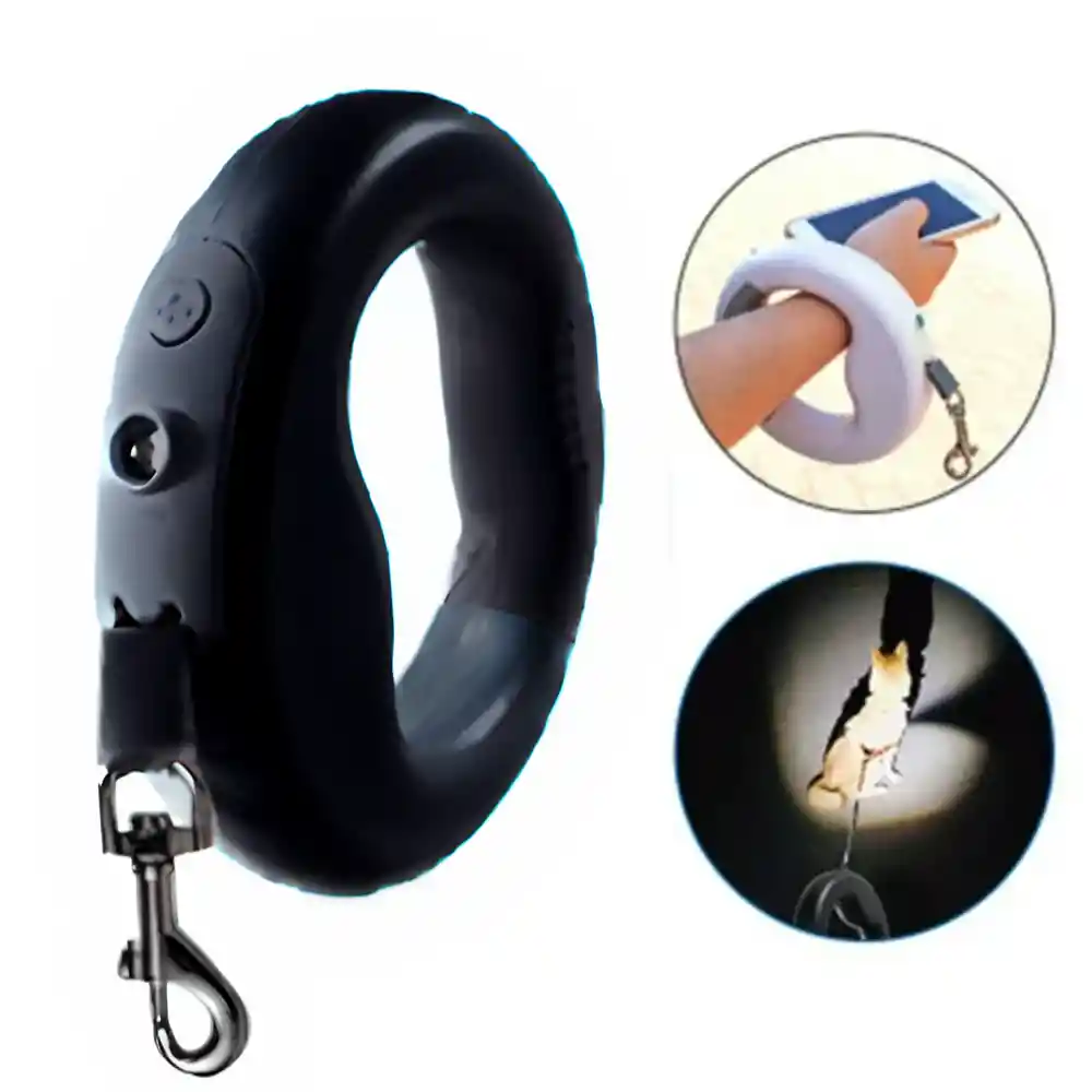 Correas Retractil Con Linterna
