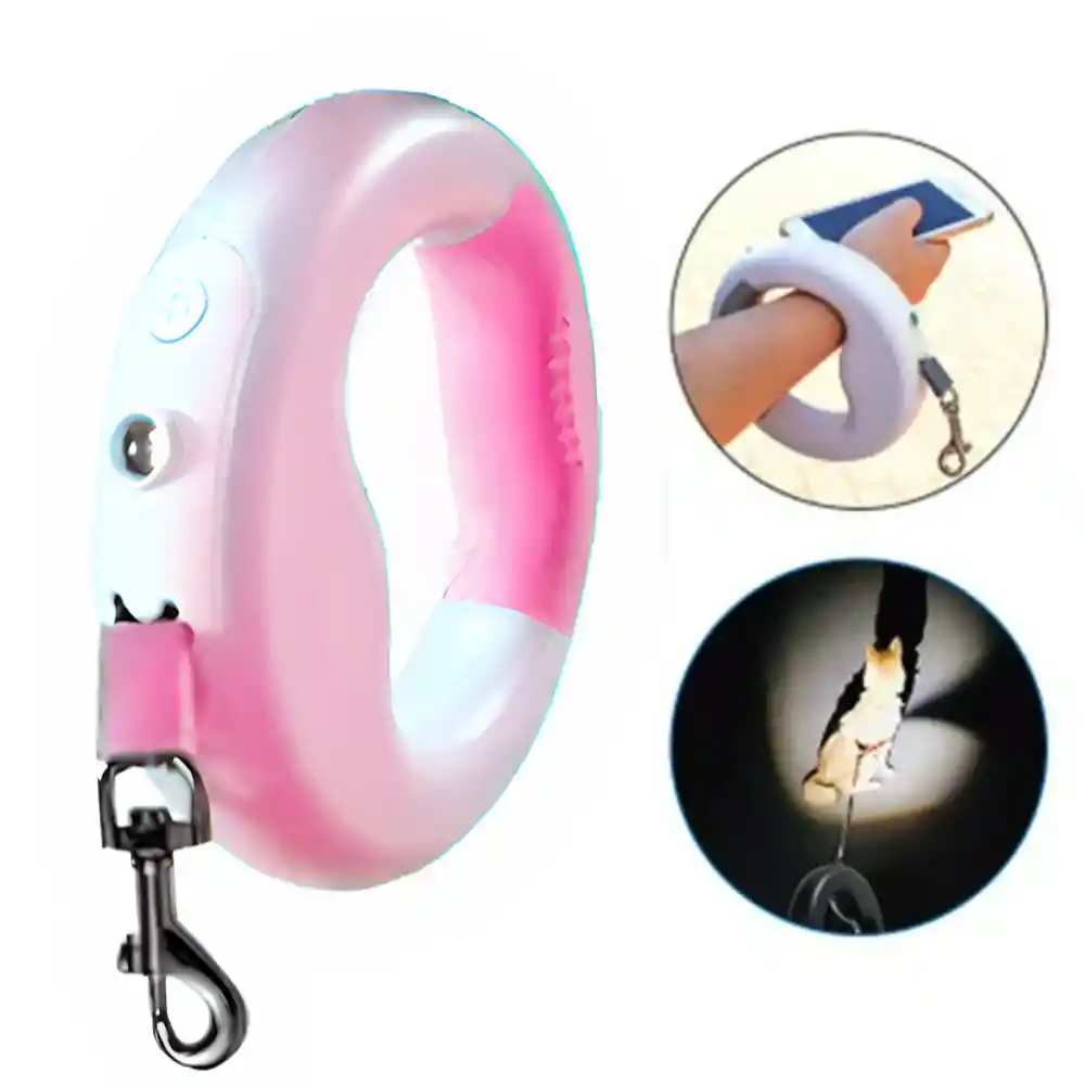 Correas Retractil Con Linterna