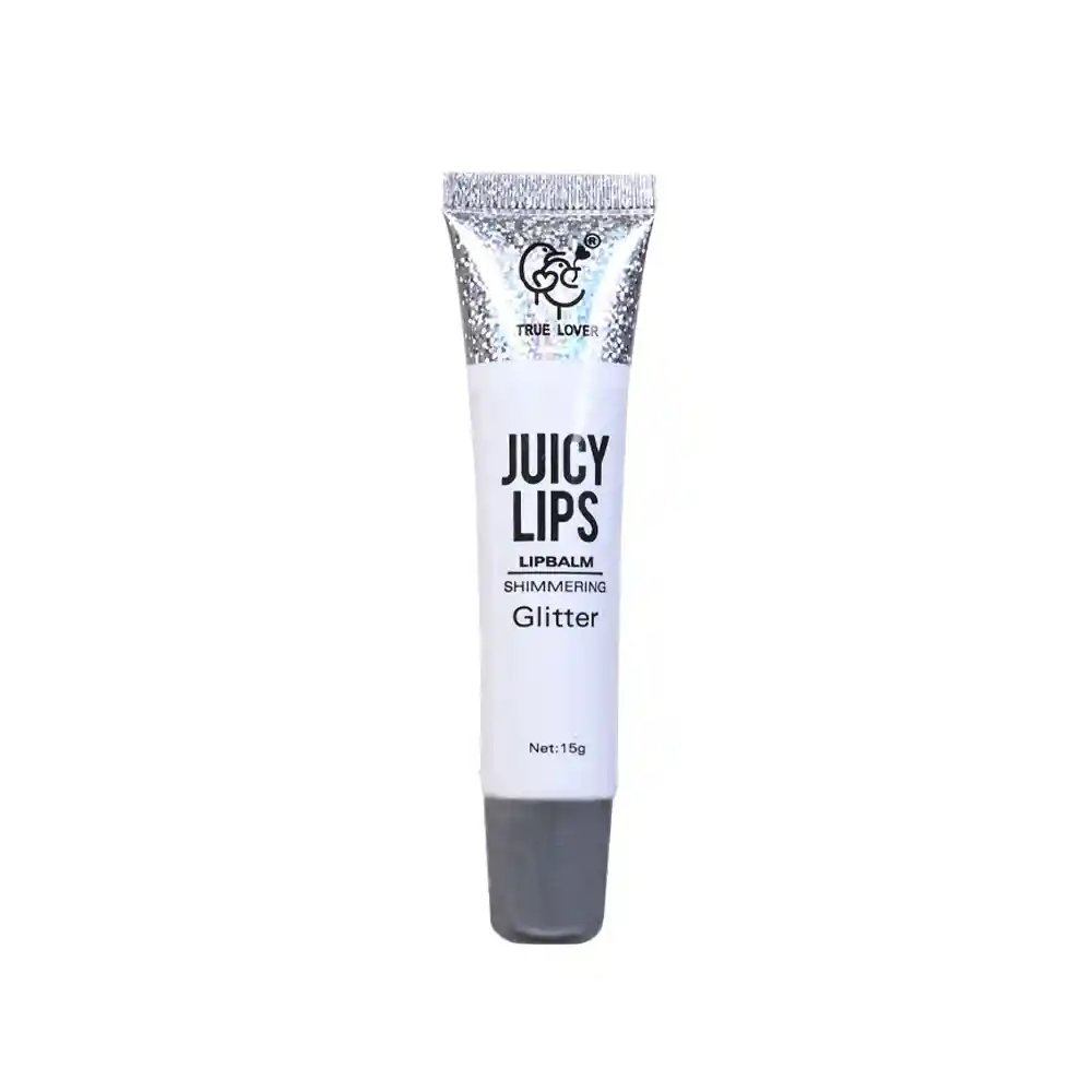 Brillo Hidratante Juicy Lips Lip Balm Con Glitter - True Lover