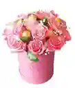 Caja Rosas Rojas Y Chocolates Para Tu Amor