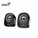 Parlantes Genius 2.0 Sp-q160 Usb 6 Wats Negro Gris