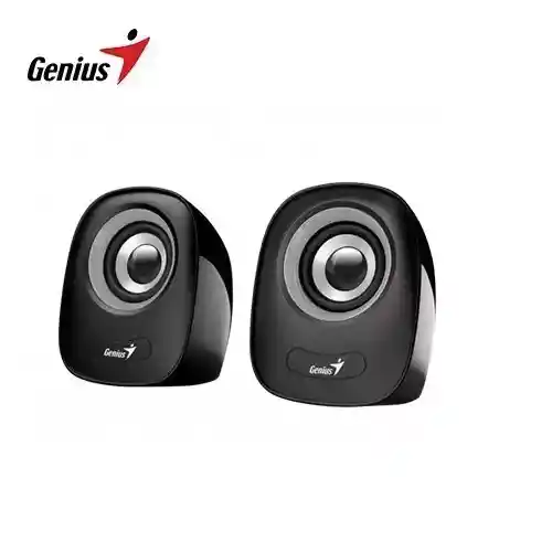 Parlantes Genius 2.0 Sp-q160 Usb 6 Wats Negro Gris