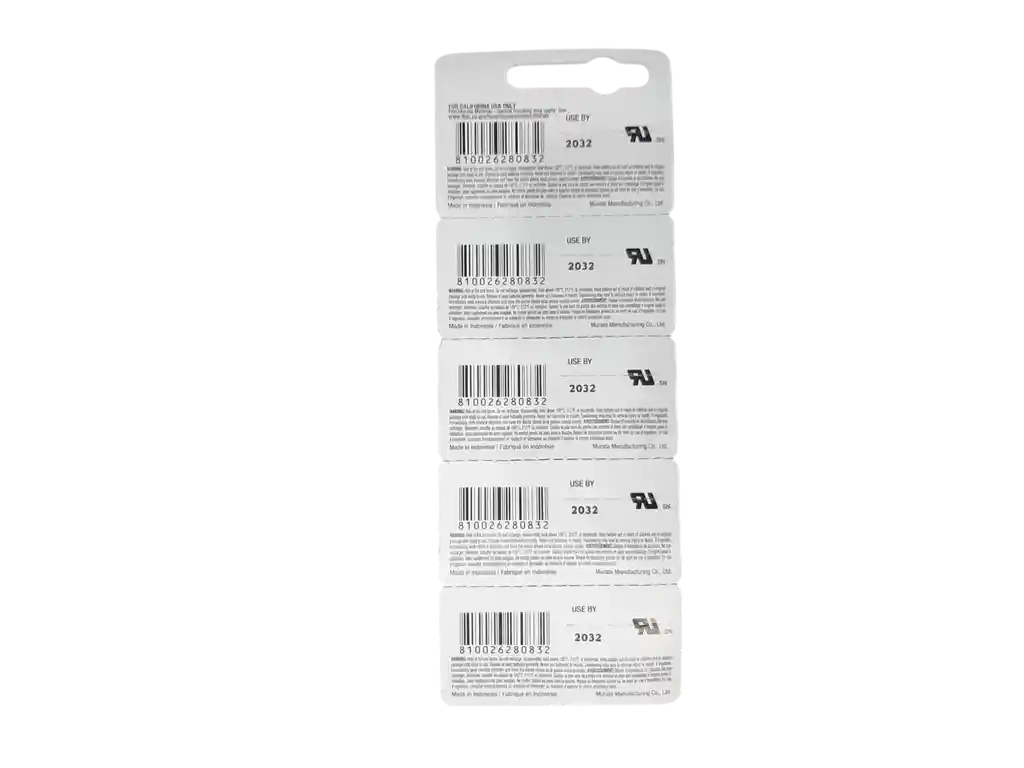 Pila Batería Tipo Moneda 2025 3v Paquete X 5 Unidades