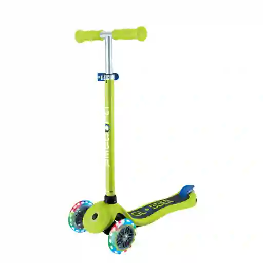 Patineta Primo Lights Verde Ruedas Luces Led Para Niños