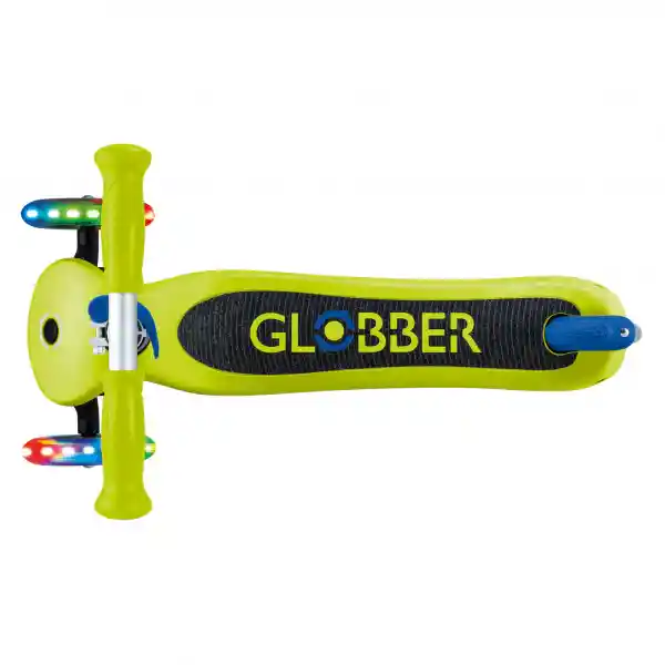 Patineta Primo Lights Verde Ruedas Luces Led Para Niños