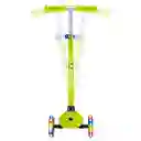 Patineta Primo Lights Verde Ruedas Luces Led Para Niños