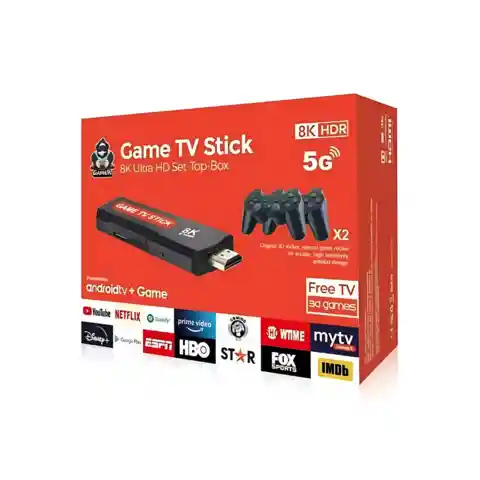 Game Tv Stick 8k + Smart Tv