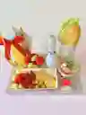 Bandeja En Acrílico Elegante, Ancheta Productos Exclusivos, Decoración Roja.