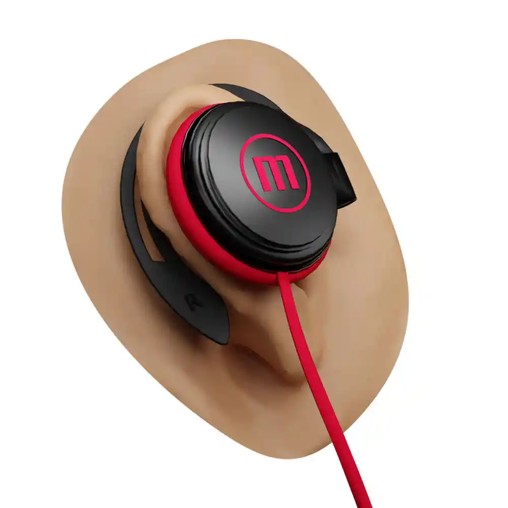 Maxell Audifonos Con Microfonoearclip Red