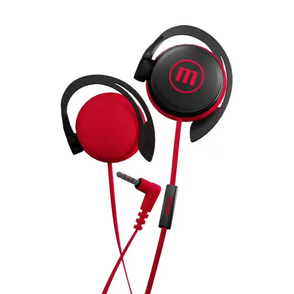 Maxell Audifonos Con Microfonoearclip Red