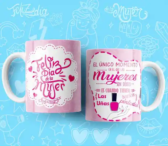 Mug Día De La Mujer 11 Oz Ref. 2 X 1 Unidad