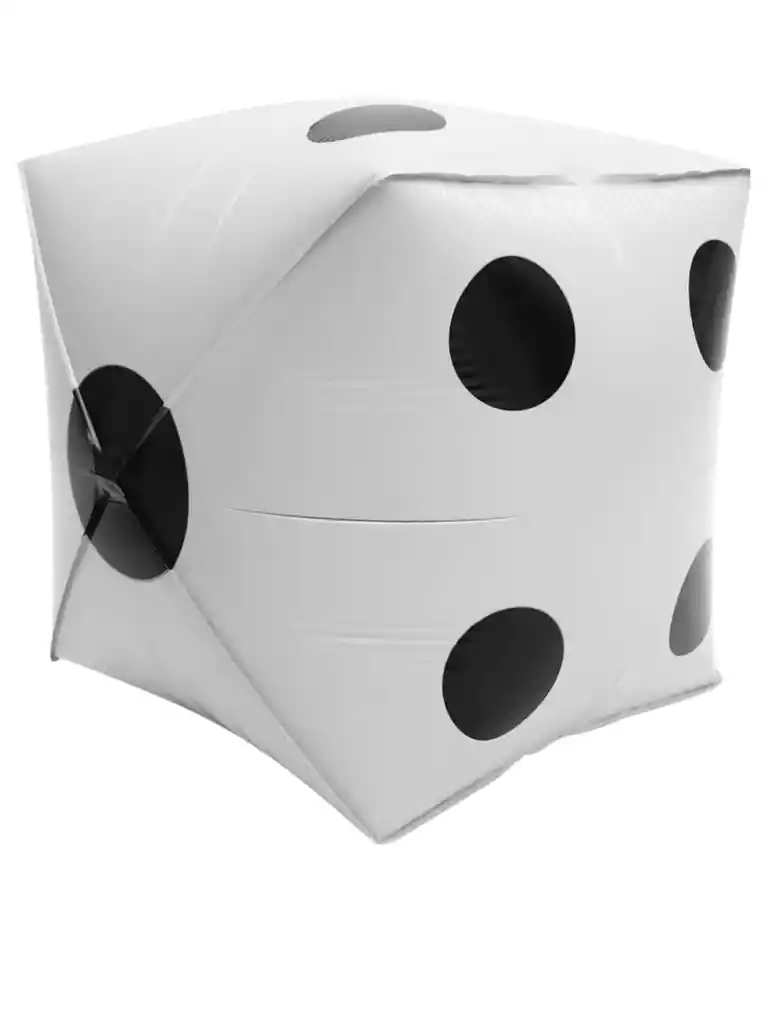 Globos Metalizados Cubo Dado Decoración Fiestas X2 Und