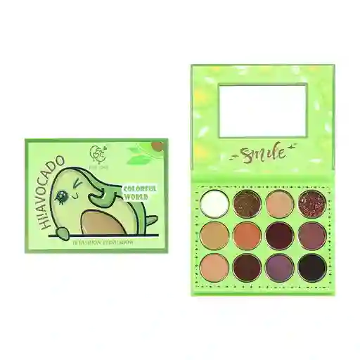 Paleta De Sombras X 12 Mundo Aguacate Tono 2 - True Lover