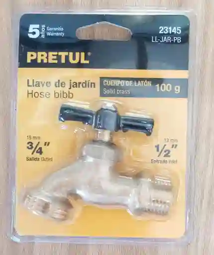 Llave Jardin Bronce Pretul