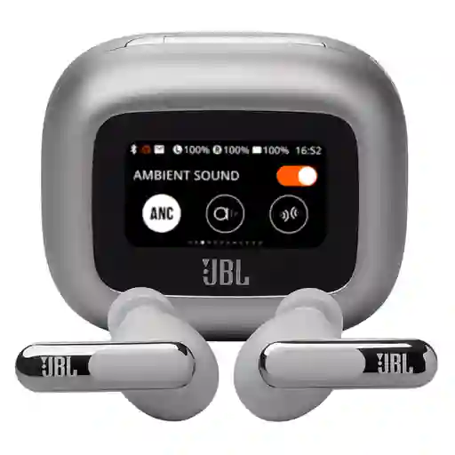 Audífonos Jbl Live Beam 3 Plateado (noise Cancelling)