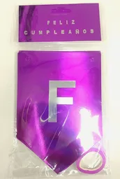 Feston De Feliz Cumpleaños Fucsia ( 12x17 )