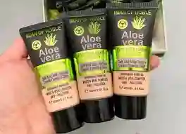 Base Hidratante Aloe Vera | Acabado Natural ✨