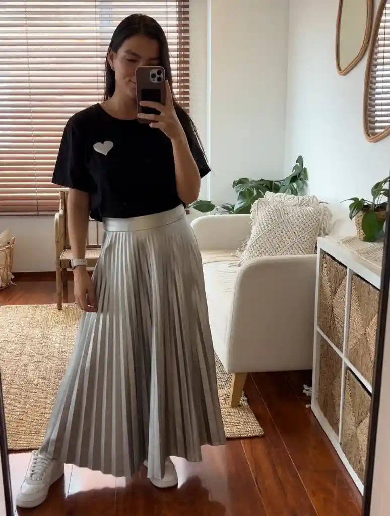 Camiseta Para Mujer - The Silver Negro Sm