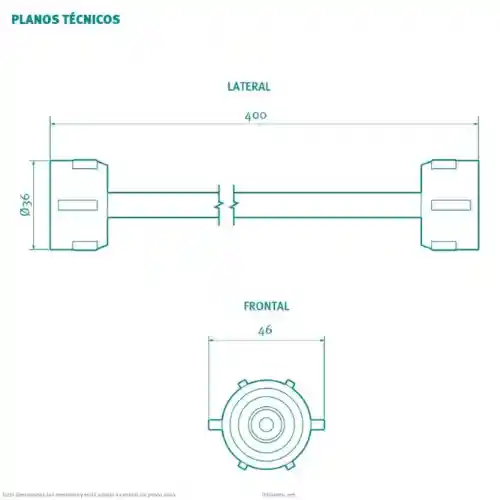 Acople Para Lavamanos/lavaplatos Grival 1/2x1/2 40cm Plastico