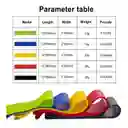 Kit 5 Bandas Resistencia Elasticas Ejercicio Y Terapia Gimnasio