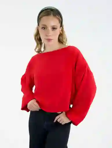 Blusa Para Mujer Manga Larga Bombacha - The Visionary Rojo U