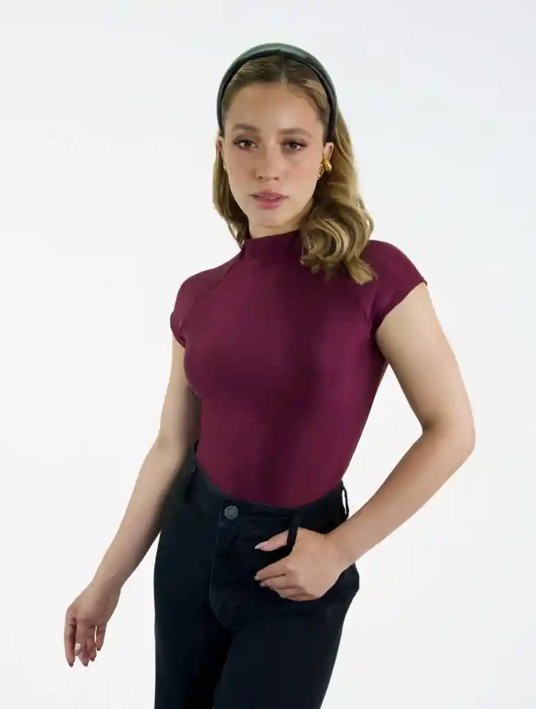 Body Para Mujer Manga Media - The Magnifique Vino Sm