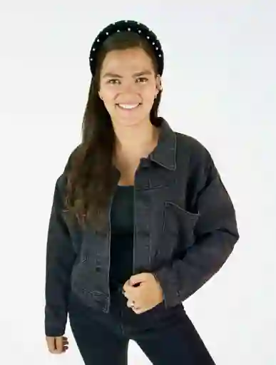 Chaqueta Para Mujer Con Bolsillos Grandes Negra - the Tracker U