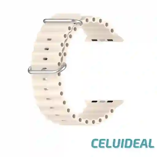 Pulso O Manilla Apple Watch Blanco Crudo 42/44/45/49 Mm