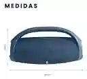 Parlante Portatil Boom Mega Bass Sound Luces Bluetooth Tws Resiste Salpicaduras Azul