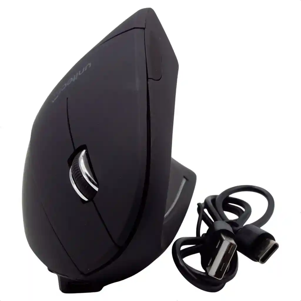 Mouse Ergonómico Vertical Unitec V886 Inalámbrico, 6 Botones