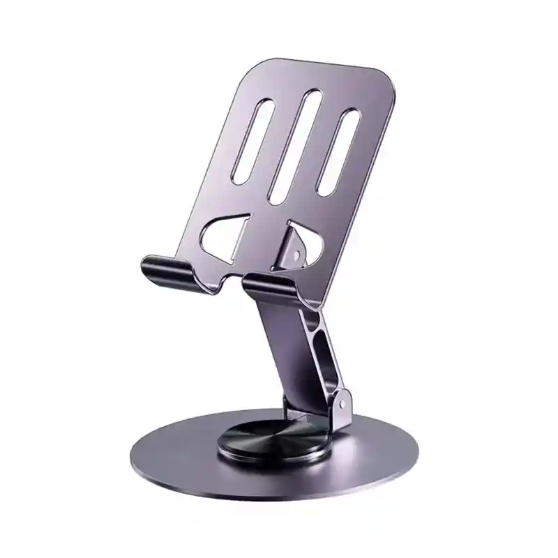 Soporte Base Para Celular Tablet Escritorio Ajustable Negro