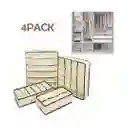 Organizador De Ropa Interior Y Medias Divisor Cajones Set X4